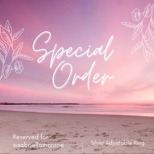 1 Silver Adjustable C-ring